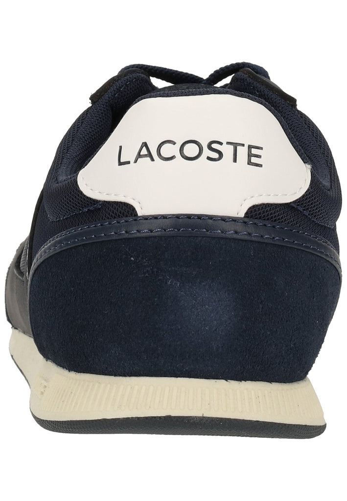 Lacoste Sneaker Veloursleder/Textil Blau/Weiß
