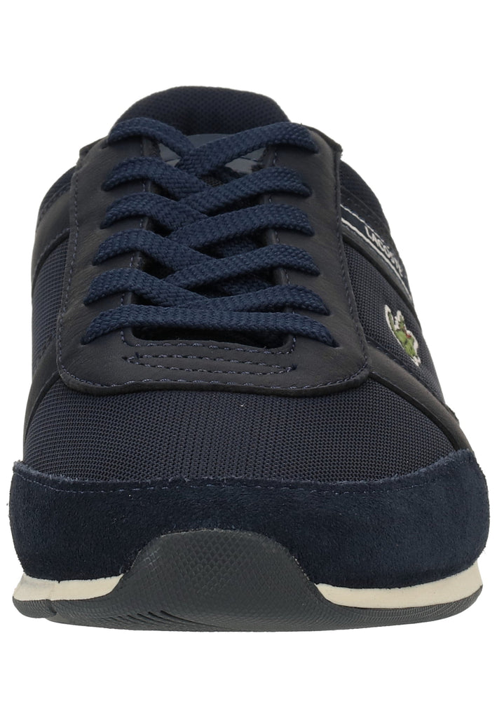 Lacoste Sneaker Veloursleder/Textil Blau/Weiß