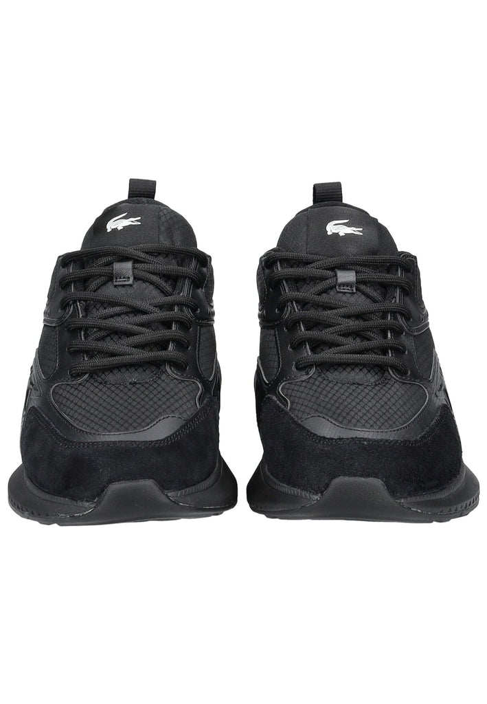 Lacoste Sneaker Veloursleder/Textil Schwarz/Schwarz