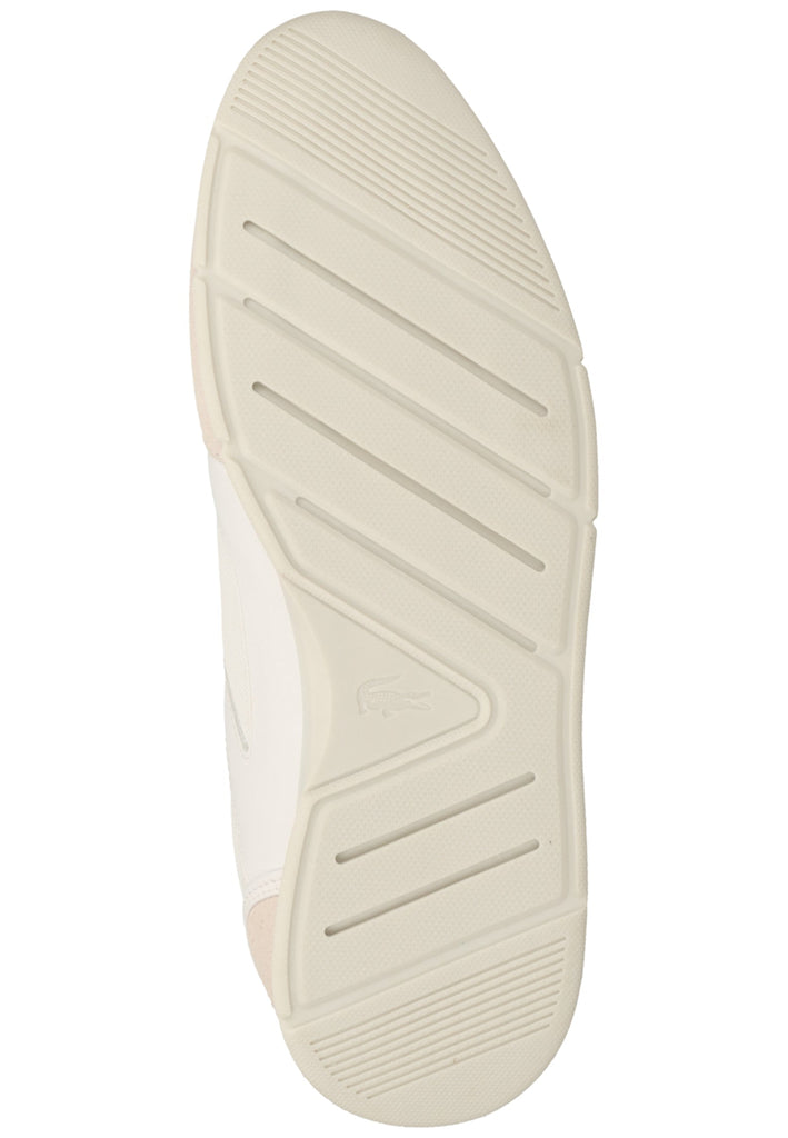 Lacoste Sneaker Veloursleder/Textil Weiß/Blau