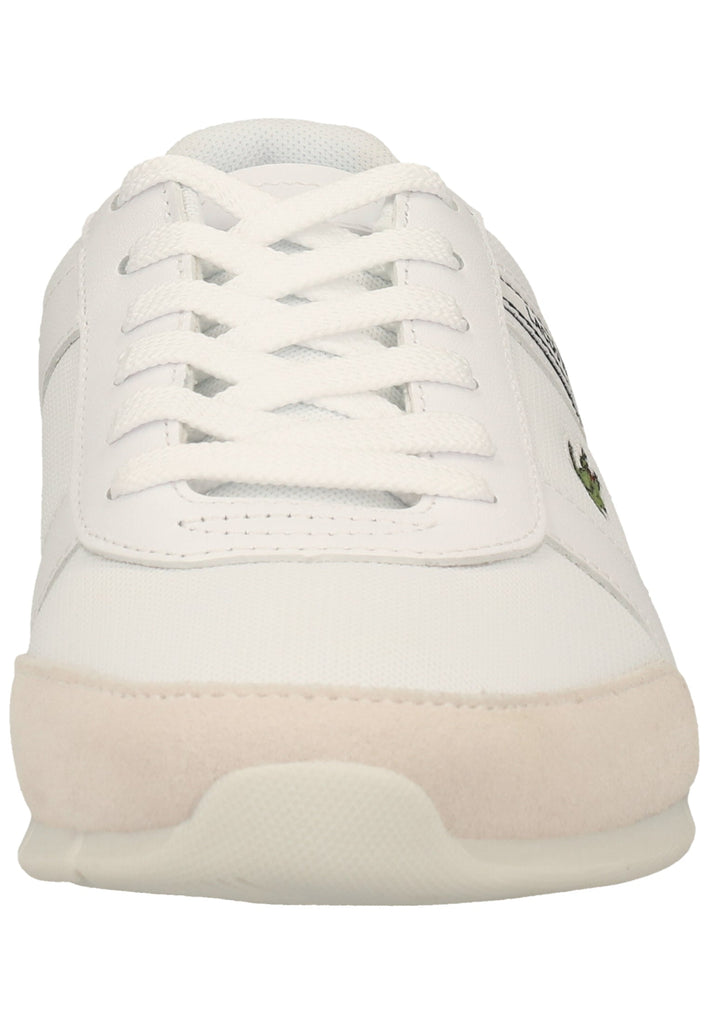 Lacoste Sneaker Veloursleder/Textil Weiß/Blau