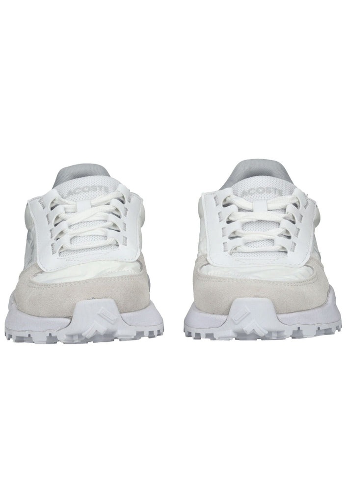 Lacoste Sneaker Veloursleder/Textil Weiß/Grau