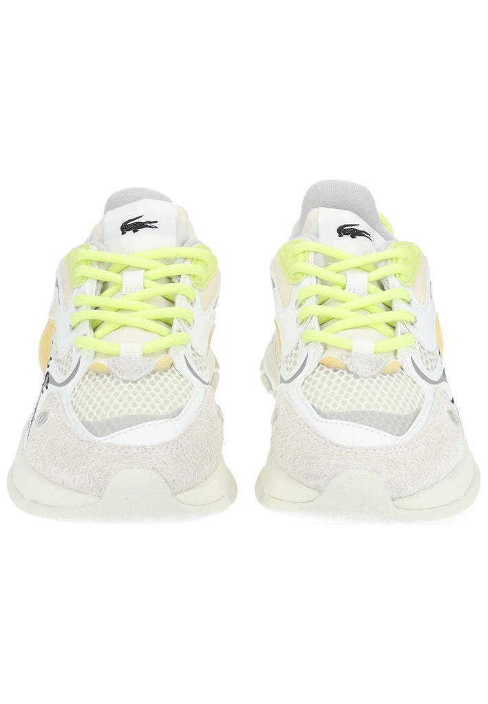 Lacoste Sneaker Veloursleder/Textil Weiß Kombi
