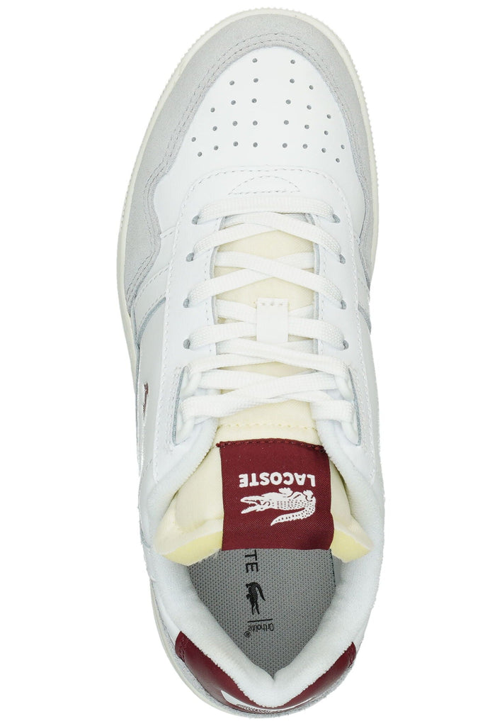 Lacoste Sneaker Veloursleder/Textil Weiß/Rot