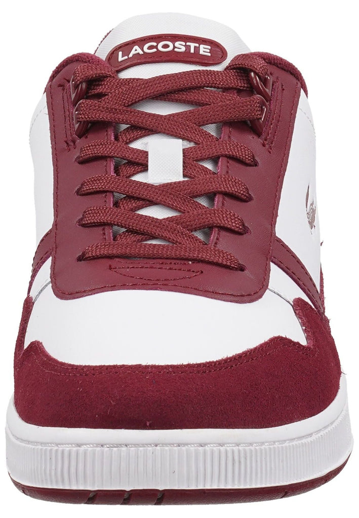 Lacoste Sneaker Veloursleder/Textil Weiß/Rot