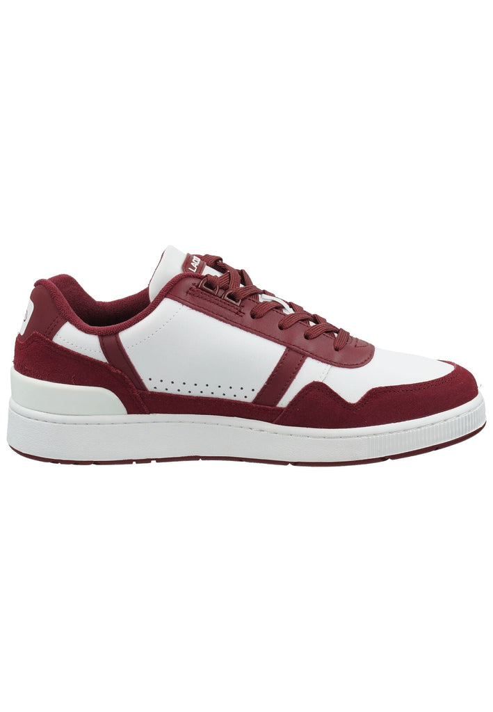 Lacoste Sneaker Veloursleder/Textil Weiß/Rot