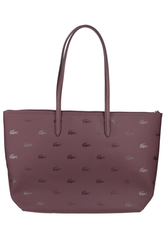 Lacoste Taschen Lederimitat Bordeaux