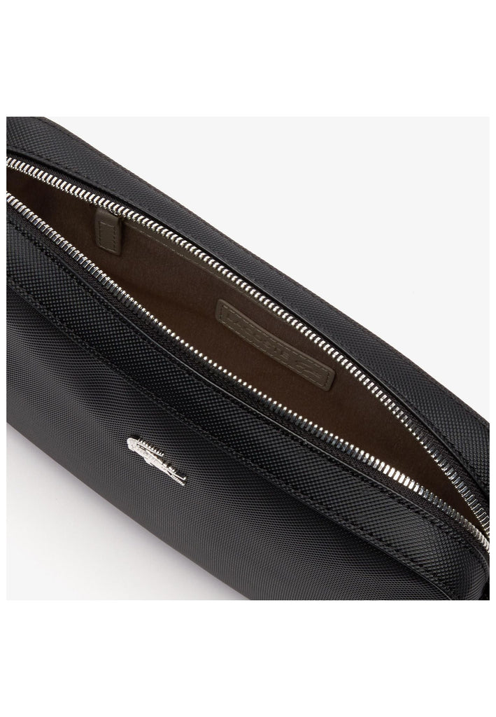 Lacoste Taschen Lederimitat Schwarz