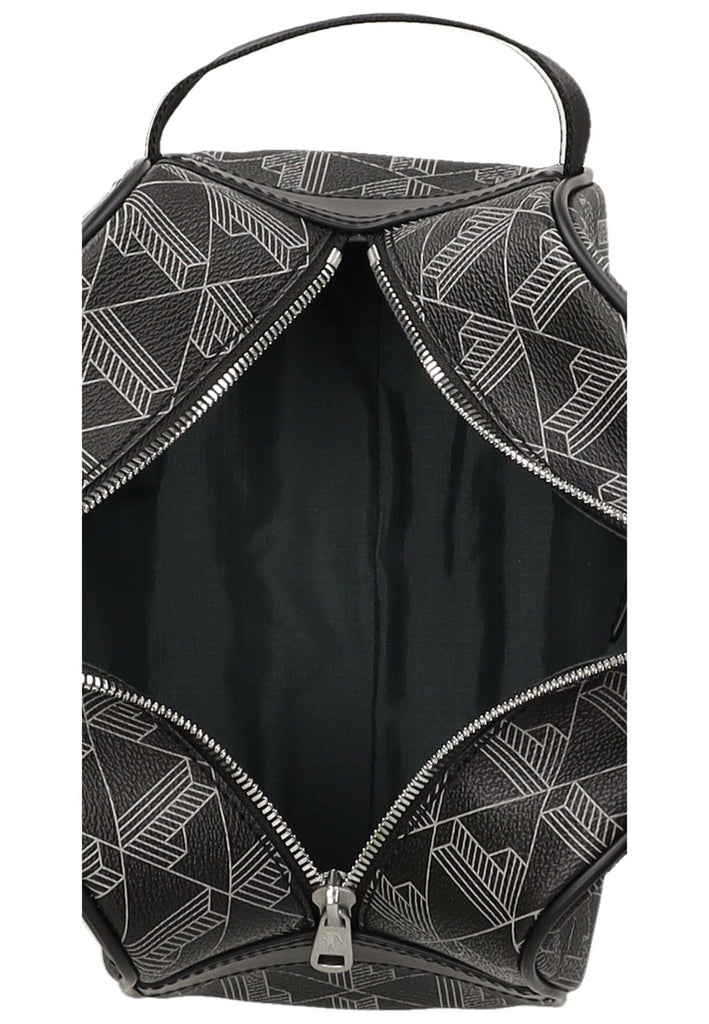 Lacoste Taschen Lederimitat Schwarz