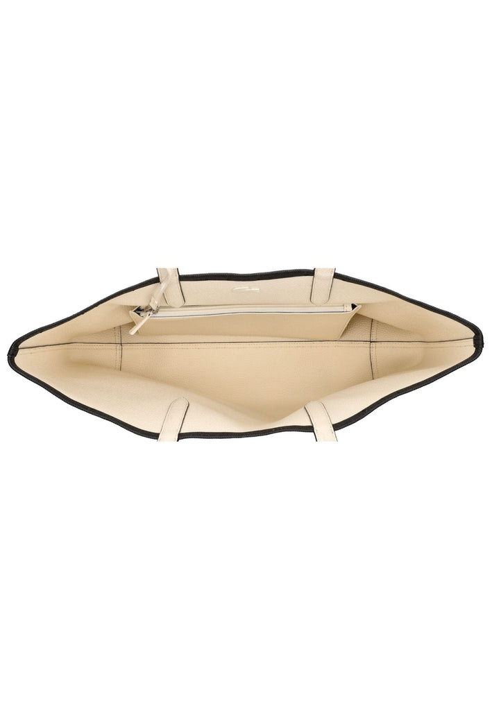 Lacoste Taschen Lederimitat Schwarz/Weiß