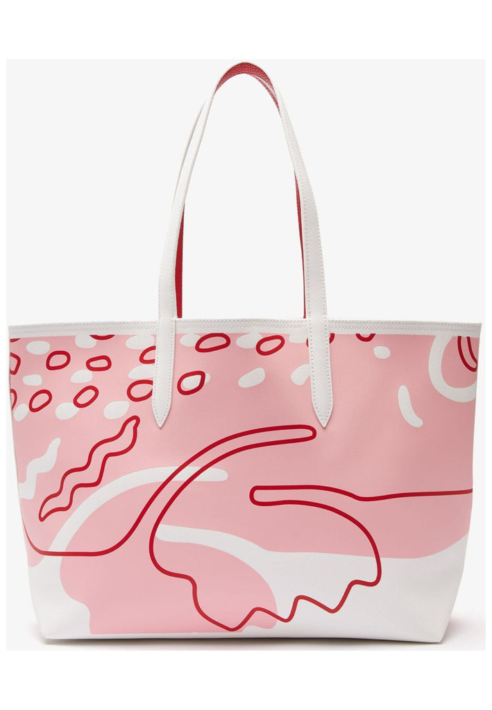 Lacoste Taschen PU Rosa/Weiß