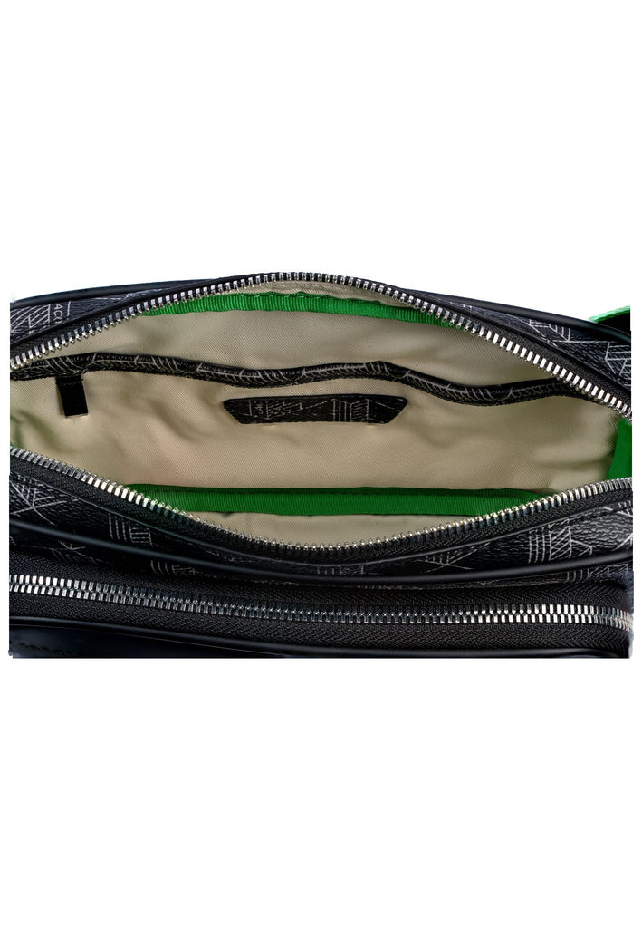 Lacoste Taschen Textil Schwarz/Grau