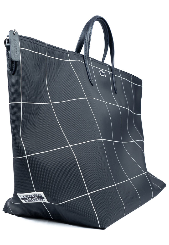 Lacoste Taschen Textil Schwarz/Weiß