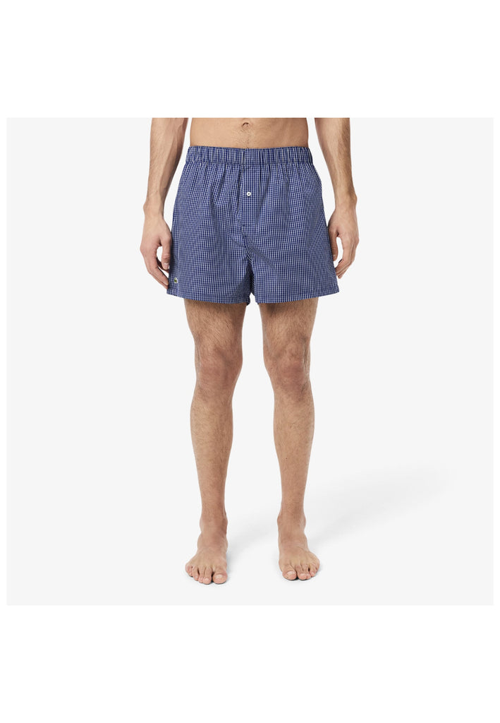 Lacoste Wäsche 100% Baumwolle Blau/Weiß