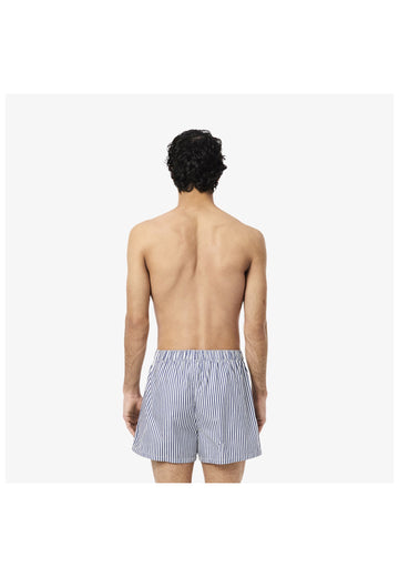 Lacoste Wäsche 100% Baumwolle Blau/Weiß