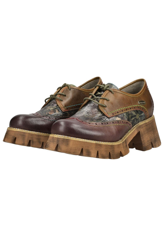 Laura Vita Halbschuhe Leder/Textil Schoko