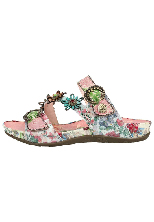 Laura Vita Pantoletten Leder Rose
