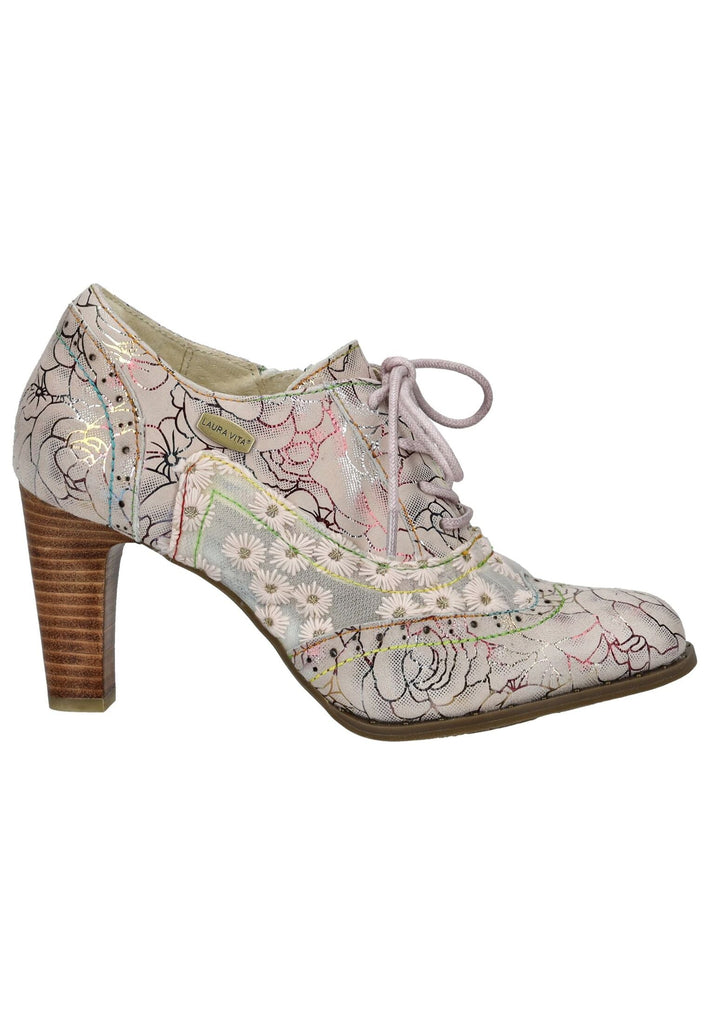 Laura Vita Pumps Leder/Textil Rose