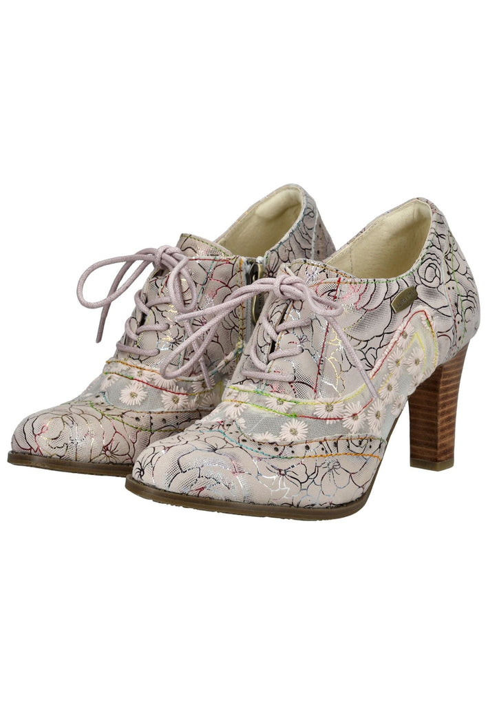 Laura Vita Pumps Leder/Textil Rose