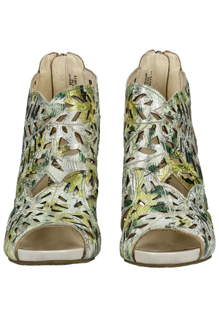 Laura Vita Sandalen Leder Gelb/Silber