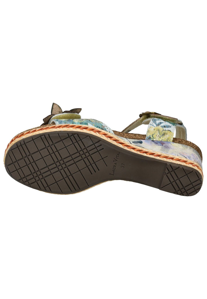 Laura Vita Sandalen Leder Grün