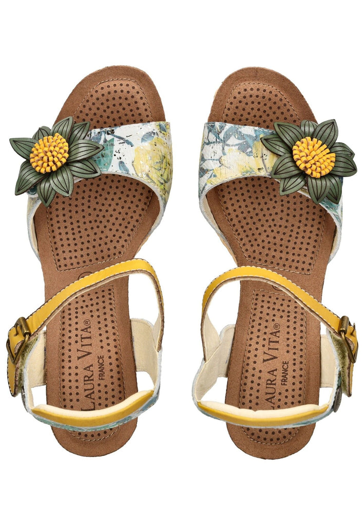 Laura Vita Sandalen Leder Grün