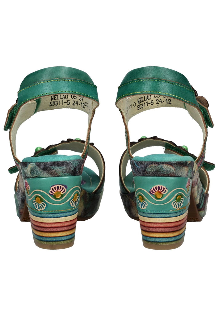 Laura Vita Sandalen Leder Grün