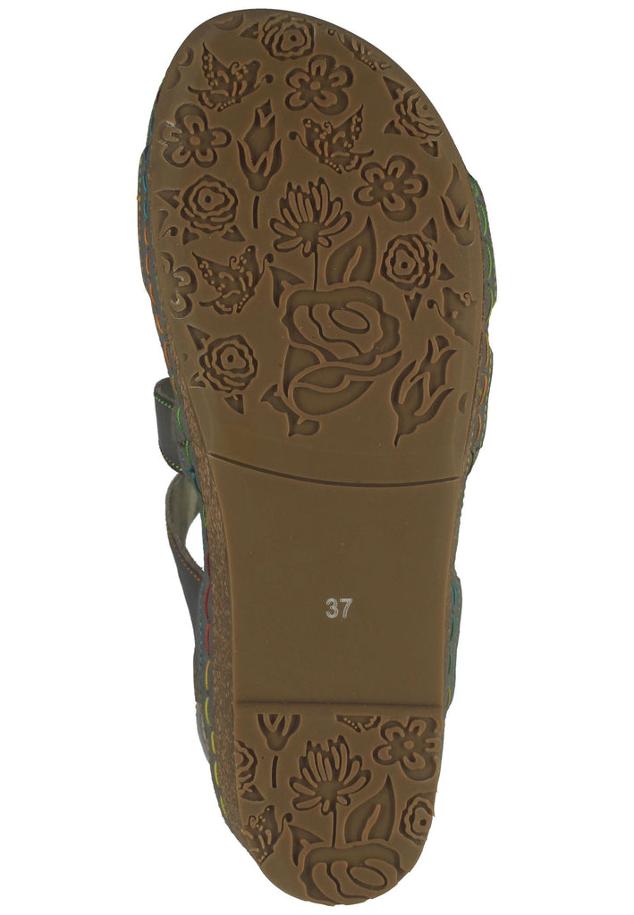 Laura Vita Sandalen Leder Mehrfarbig