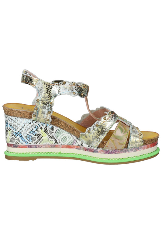 Laura Vita Sandalen Leder Mehrfarbig