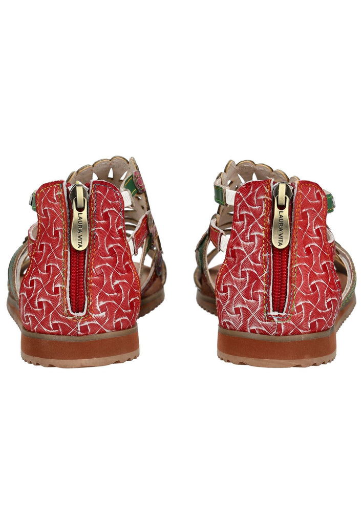 Laura Vita Sandalen Leder Rot