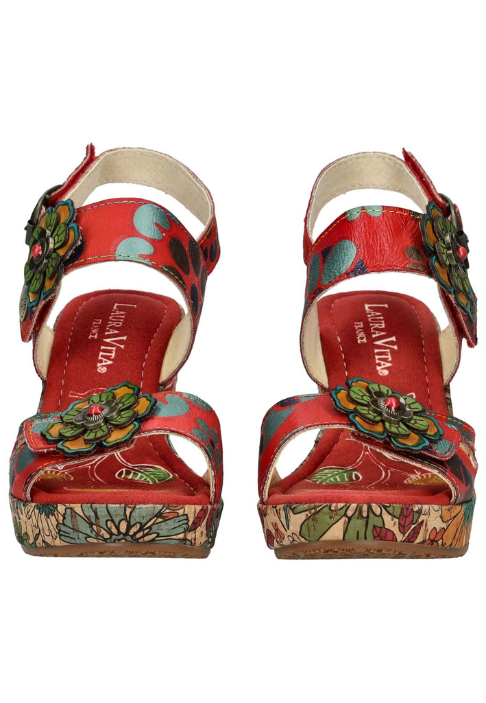 Laura Vita Sandalen Leder Rot