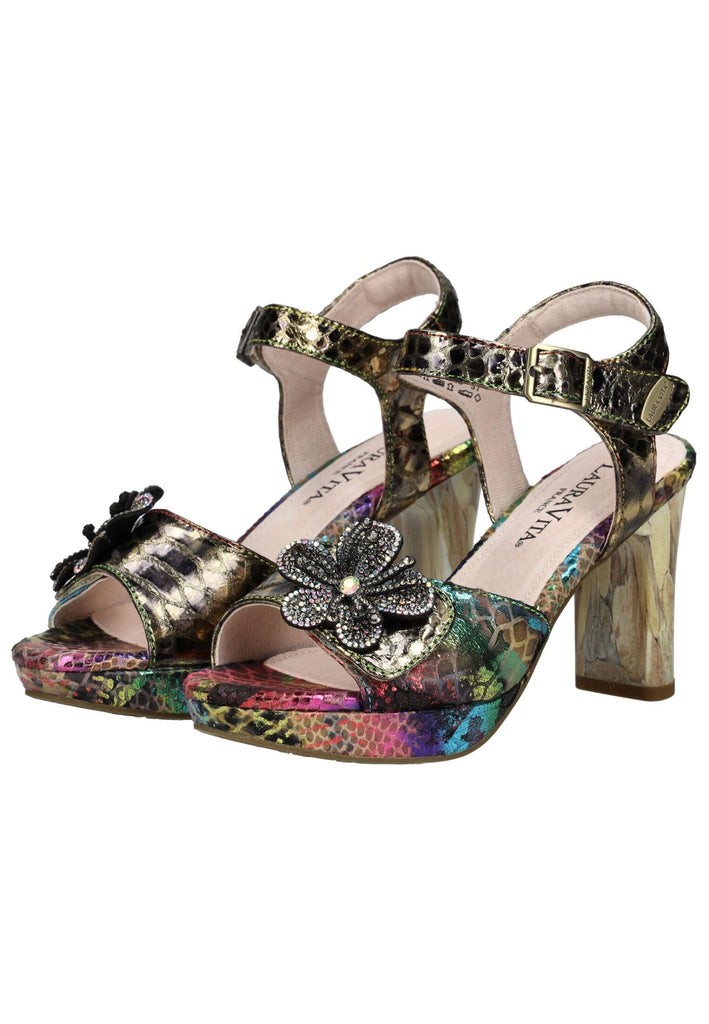 Laura Vita Sandalen Leder/Textil Bronze