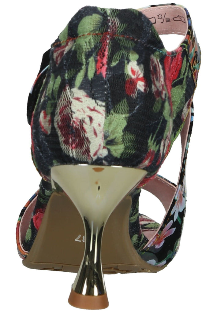 Laura Vita Sandalen Leder/Textil Mehrfarbig