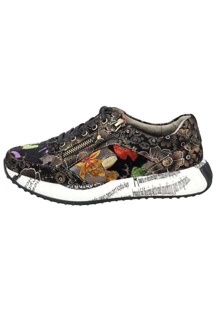 Sneaker Laura Vita Sneaker Leder/Textil Braun/Schwarz