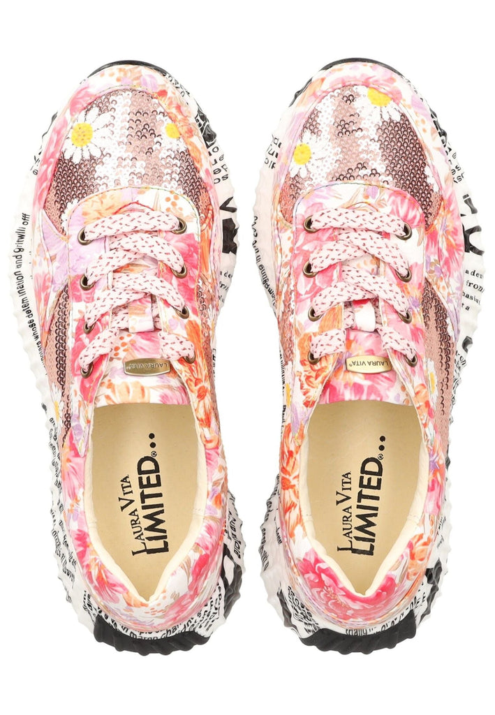 Laura Vita Sneaker Leder Erdbeere