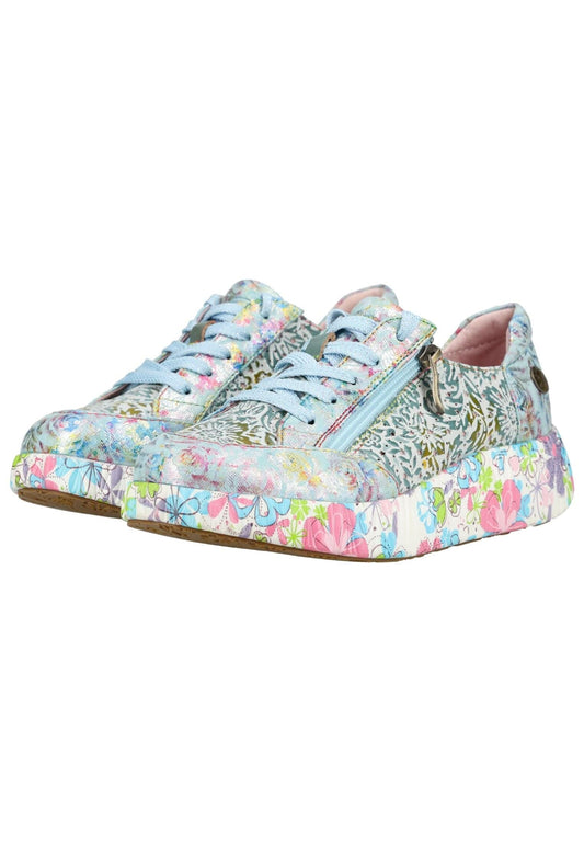 Laura Vita Sneaker Leder/Textil Blau