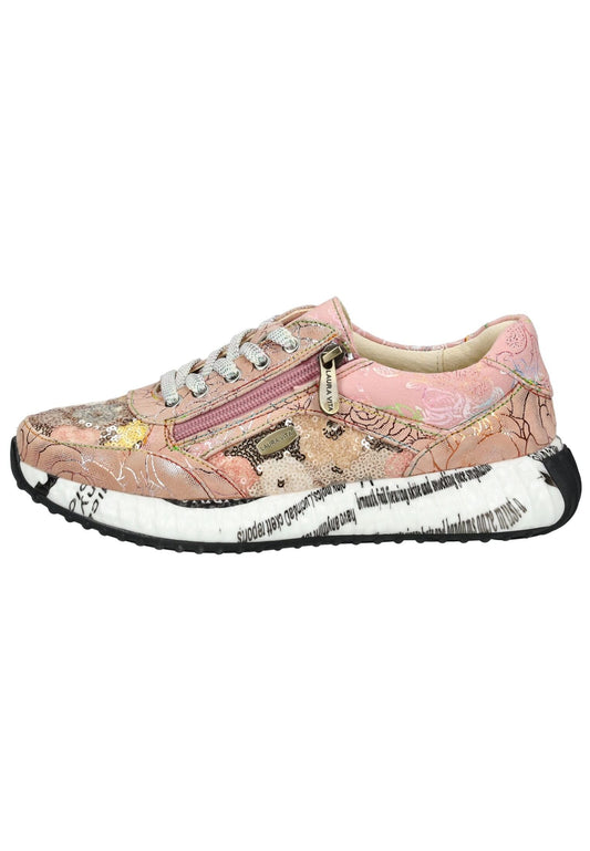 Laura Vita Sneaker Leder/Textil Puder