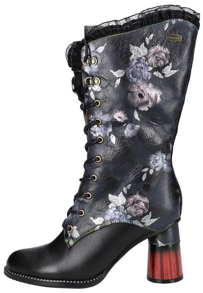 Stiefel Laura Vita Stiefel Leder/Textil Schwarz