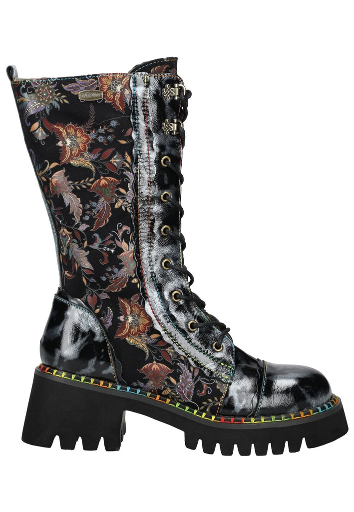 Laura Vita Stiefel Leder Schwarz