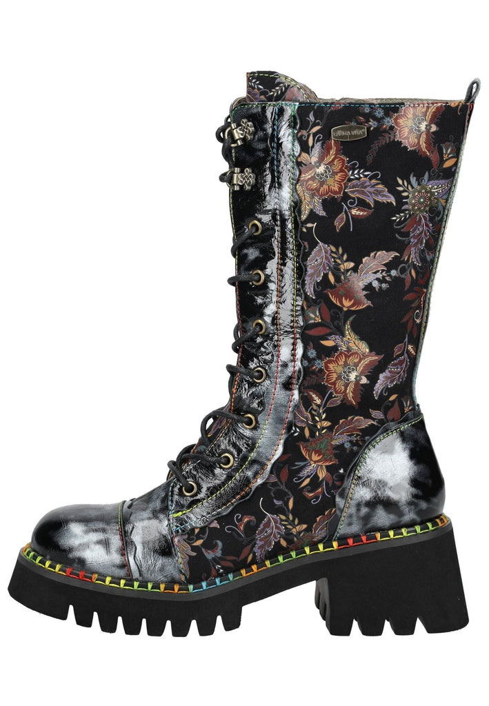Laura Vita Stiefel Leder Schwarz