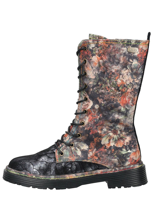 Laura Vita Stiefel Leder/Synthetik Schwarz Multi