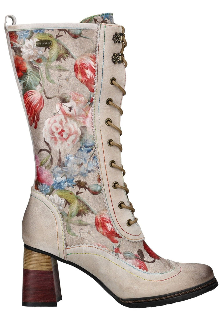 Laura Vita Stiefel Leder/Textil Beige