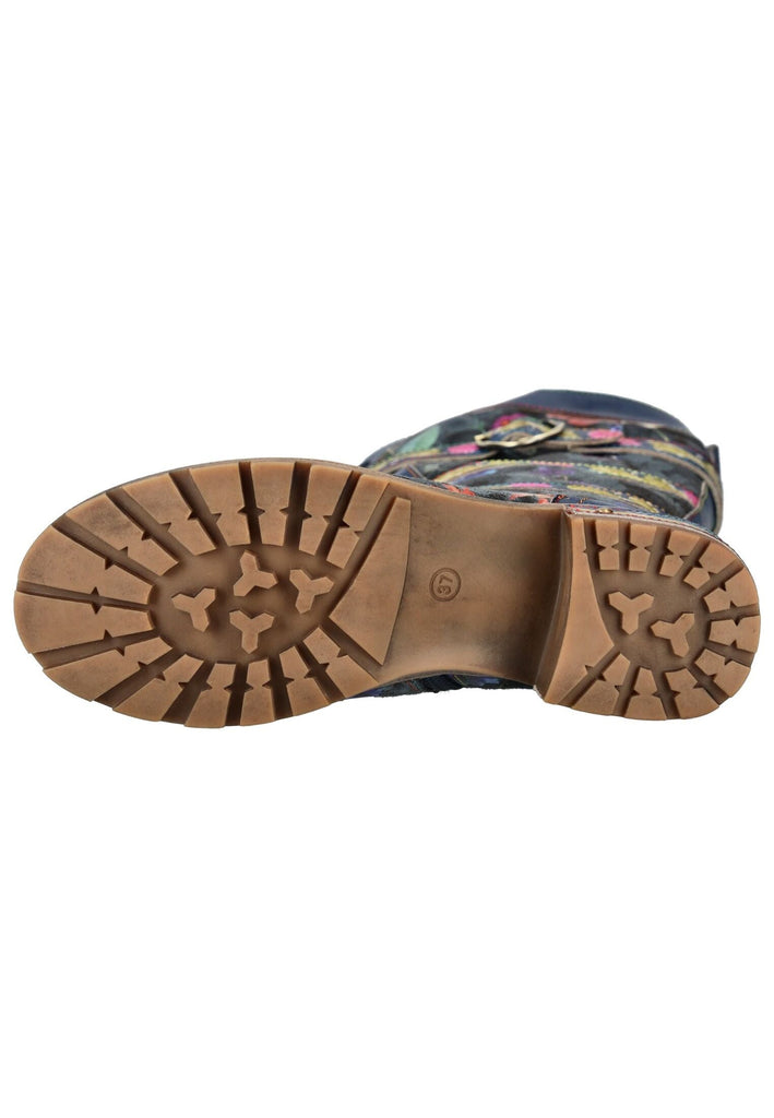 Laura Vita Stiefel Leder/Textil Blau