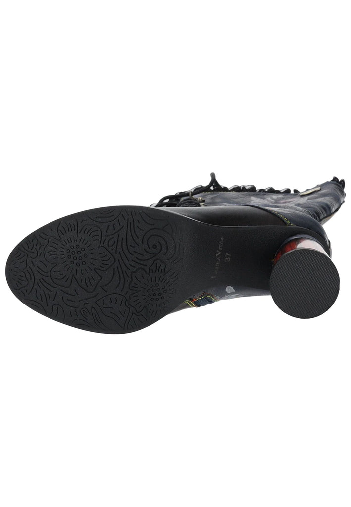 Laura Vita Stiefel Leder/Textil Schwarz