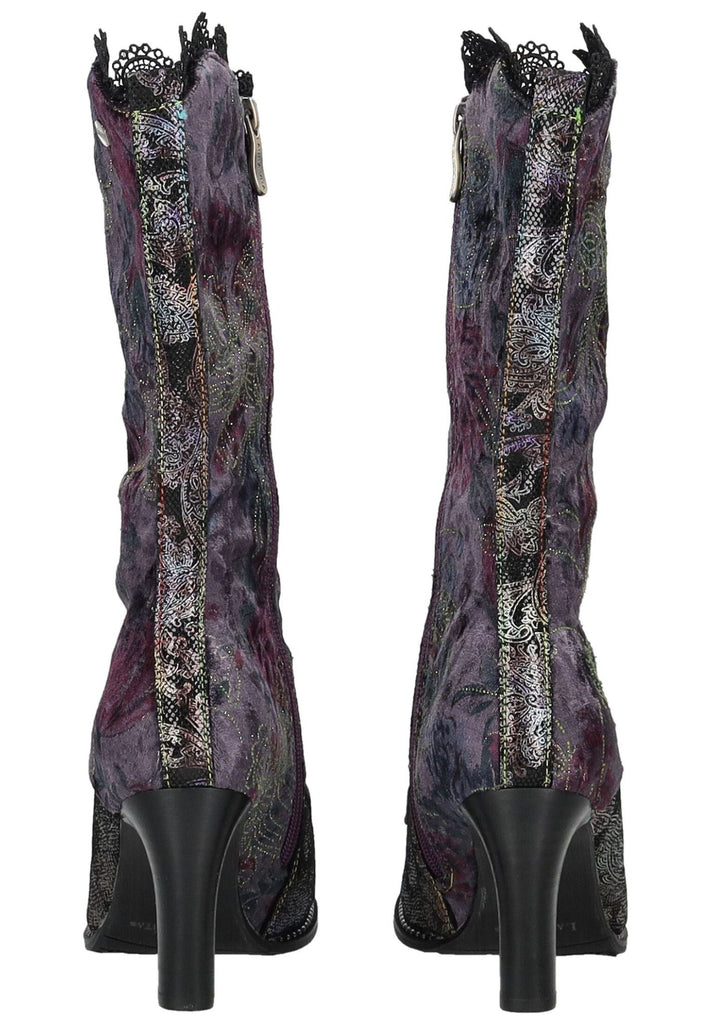 Laura Vita Stiefel Leder/Textil Violet