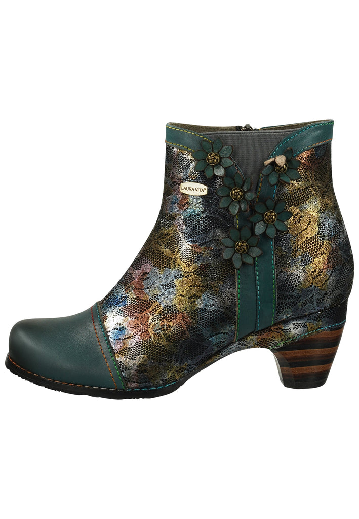 Laura Vita Stiefelette Leder Blau/Multi