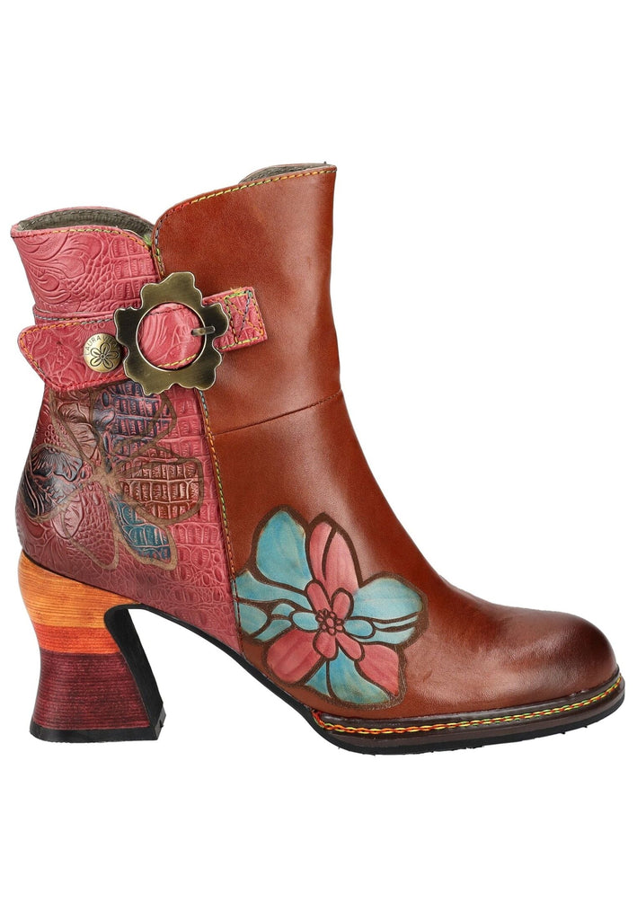 Laura Vita Stiefelette Leder Camel