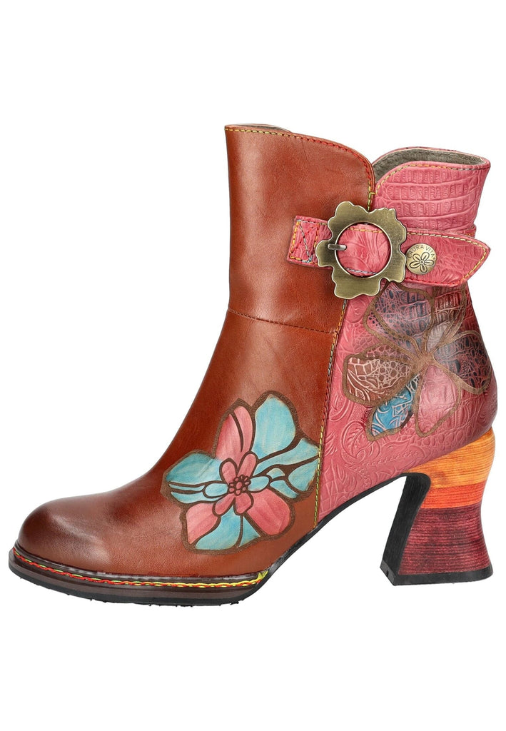 Laura Vita Stiefelette Leder Camel