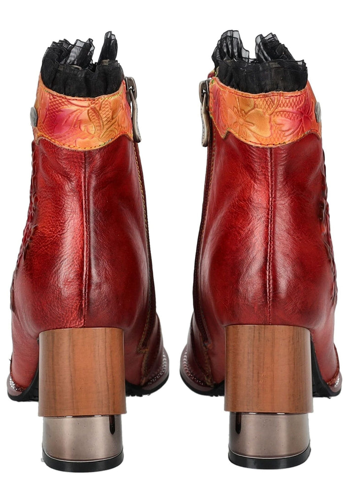 Laura Vita Stiefelette Leder Rot