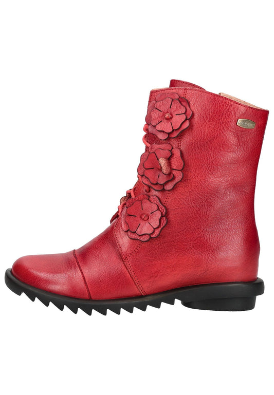 Laura Vita Stiefelette Leder Rot
